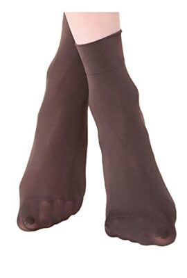 Kikeoo Womens Multi Color Nylon Ankle High Tights Hosiery Socks