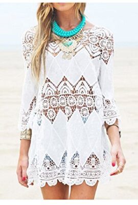 Women’s Fashion Swimwear Crochet Tunic Cover Up / Beach Dress